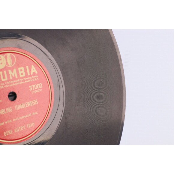 Gene Autry - Tumbling Tumbleweeds/ Old Missouri Moon 1946 10" 78rpm Record 37000 - Picture 8 of 16